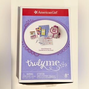 Retired American Girl School Backpack Set III